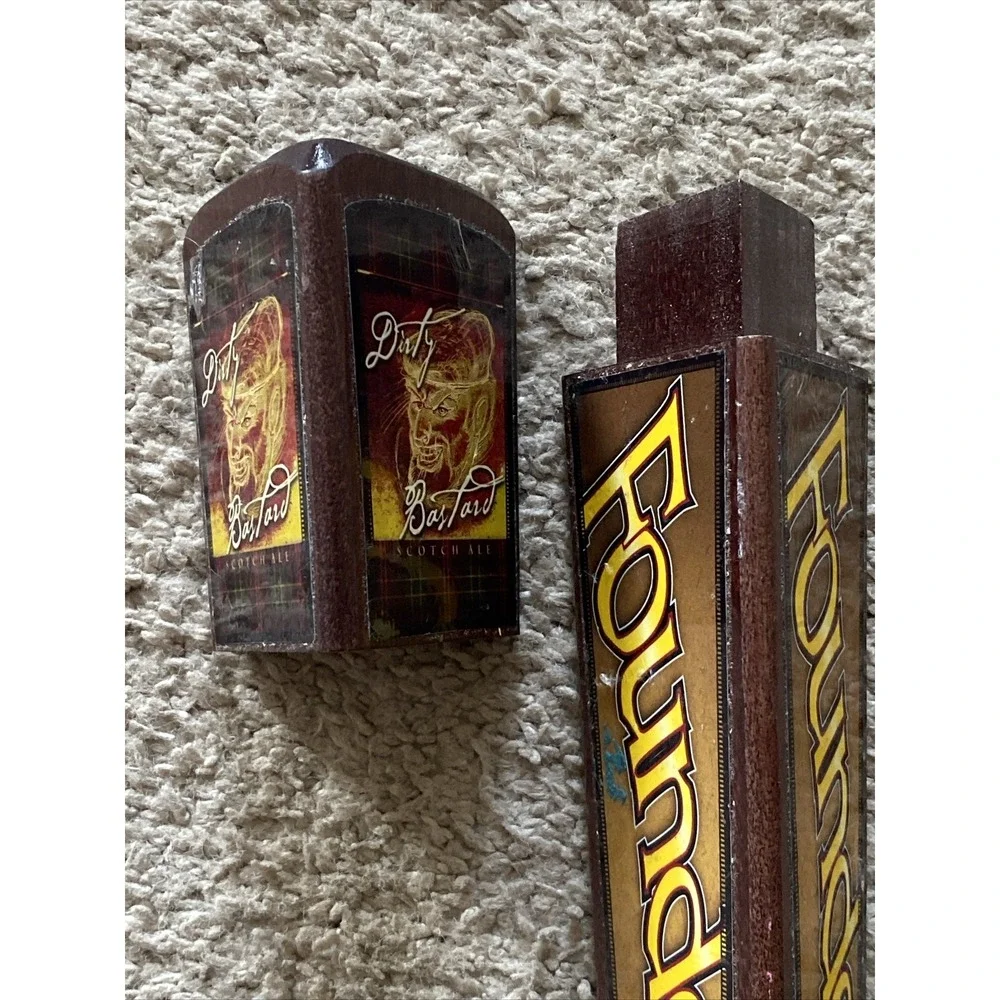 Tap Handle from Founders Brewing Co Dirty Bastard Scotch Ale Beer